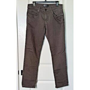J Brand Kane Straight‎ Fit Pants Keckley Crisium Men’s Size 33 Brown Stretch